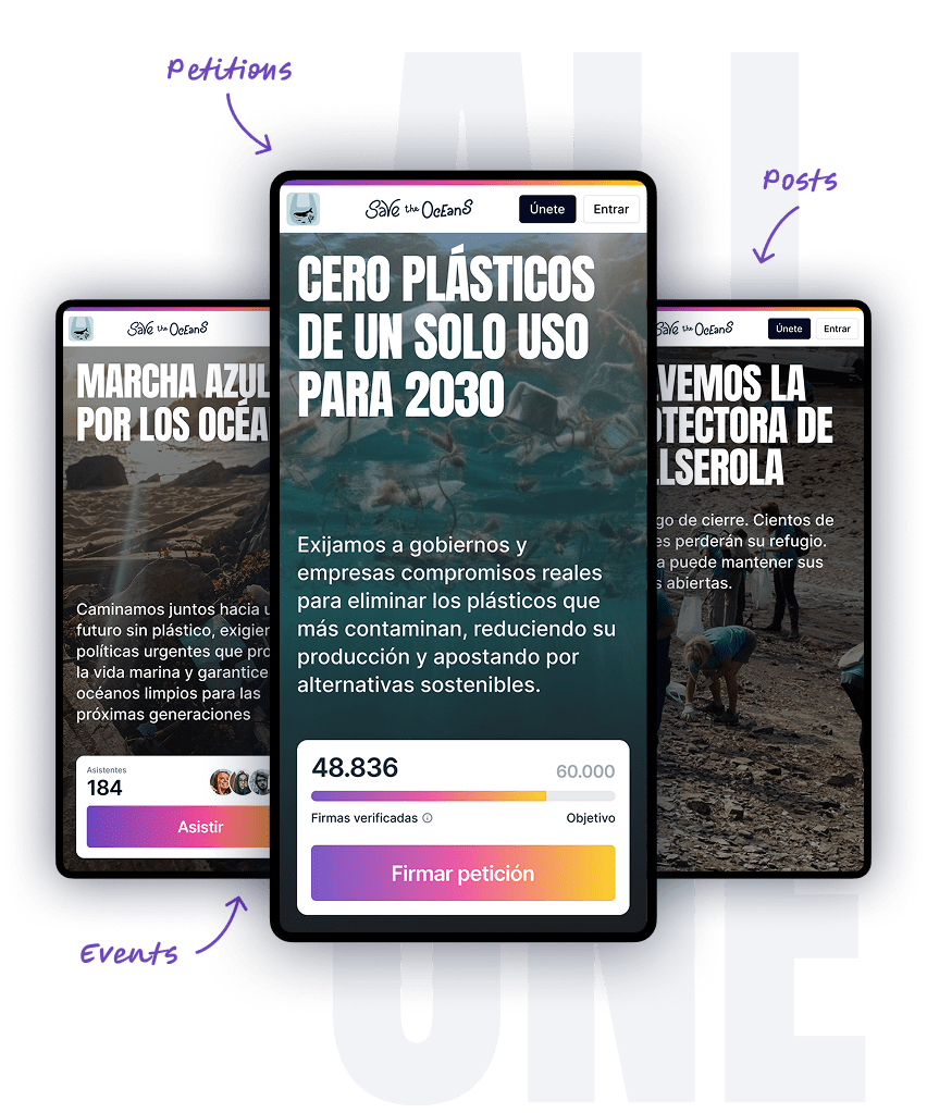 Todo-en-uno para crear un movimiento